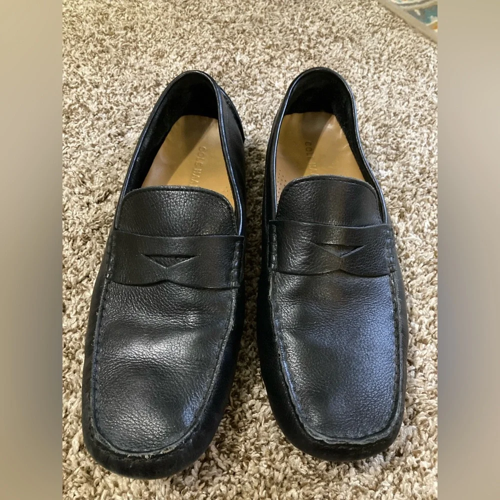 Cole Haan Men's 11.5 Penny Loafers Black Leather
